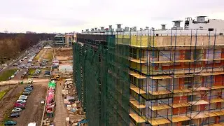 ЖК СВЕТЛАНА ПАРК : ход строительства новостройки в Выборгском районе Санкт-Петербурга (28.12.20)