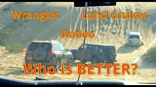 Toyota Land Cruiser Vs Jeep Wrangler Vs Isuzu Rodeo Who's the better Off Road Suv?!💥💥💥💥