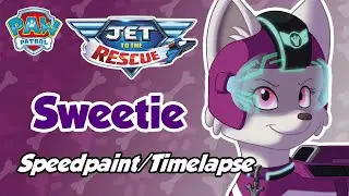 PAW Patrol 'Jet To The Rescue (JTTR)' - Sweetie (Speedpaint/Timelapse)