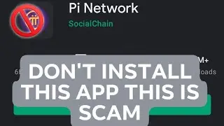 SCAM PO ANG PI NETWORK