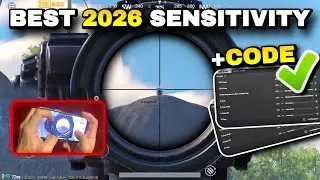 PUBG MOBILE SENSITIVITY SETTINGS 2026 🔥 +CODE ✅ COPY & USE!