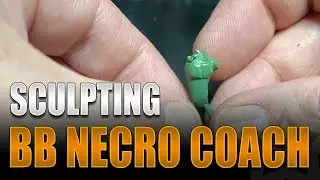 Necromantic Blood Bowl Coach - Sculpting WIP #1