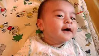2 months old cute talking baby