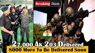 #breakingnews Indo-Russian joint venture has successfully delivered 27,000 AK 203 rifles to the Army