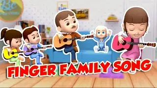 FINGER FAMILY | NURSERY RHYMES & KIDS SONGS | BINGGO CHANNEL