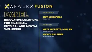 Innovative Solutions for Financial, Physical and Mental Wellbeing ///AFWERX Fusion 2020///