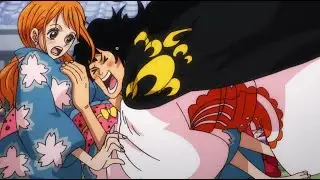 Nami Punches Adult Momo for being a creep (English Sub)