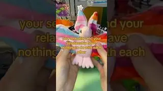 Making a Transgender Lesbian Bat plush🏳️‍⚧️🧡🤍🩷#transgender #lesbian #bat at skyebluez.com