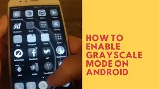 How To Display Screen In Grayscale On Android?