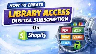 How to Create a Library Access Digital Product Subscription on Shopify (Full Setup Guide)