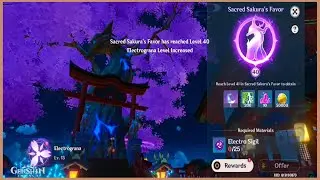 Sacred Sakura's Favor Level 40 - Genshin Impact Patch 2.2