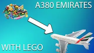 Man builds an A380 with Lego SPEED BUILD | DIY | Lego Building by  @BigPlanesCustomLEGOaircraft
