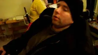 Rich Passed Out in Rocking Chair Gets Woken Up with a Flashlight Little Fear