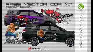 HOW TO MAKE A STICKER MOCKUP DESIGN ON A TERIOS CAR | PART 2