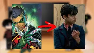 Batfamily (+Jon) react to Damian as Five Hargreeves (Au)