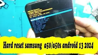 How to Hard Reset (Factory Reset) If Forgot Password on Galaxy A507F, A50S,A50 2024