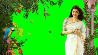 💖 Cute girl green screen video effects || beautiful girl image Green Screen Video