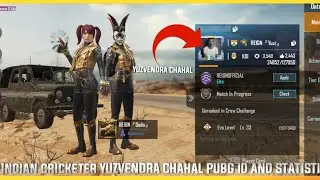 #INDIAN CRICKETER YUZVENDRA CHAHAL PUBG ID AND STATISTIC KD