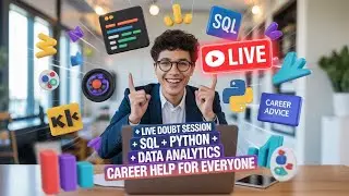🔴 Live Study With Me | SQL Questions Practice Live | Data Analyst | With Google Drive Link