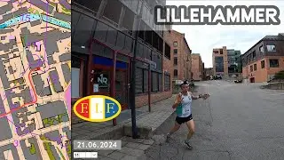 Headcam Orienteering: Lillehammer, Innlandet. Norway. O-Festival.
