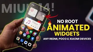 Install 🔥 MIUI 14 Animated Widgets In Any Redmi, POCO & MI Phone WITHOUT ROOT 😲
