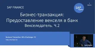 134. SAP предоставление векселя в банк. Вексель ч.2