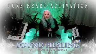 Releasing into Purity | Pure Heart Activation Meditation | Heart Chakra Sound Healing | Sound Bath 🤍