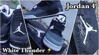 Jordan 4 - White Thunder Unboxing - Timstar