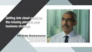 Getting into cloud could be the missing piece in your business strategy - Prof Venky