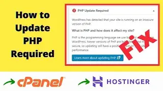 PHP Recommended Required Fix | How to fix PHP Update in WordPress | PHP Update Error in WordPress
