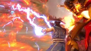 MK 11 Ultimate - Cronica vs Raiden, Fujin and Shang Tsung - Cinematic 4K ULTRA HD