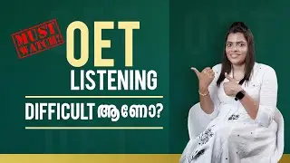 OET Listening Part-B Strategies & Tips | Tips & Tricks in Part-B | OET With Tincy | Tincy's Academy