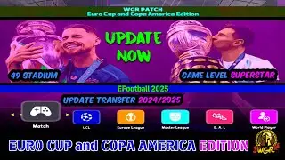 EFootball PES 2025 PS2 - Euro Cup and Copa America Edition WGR Patch v2