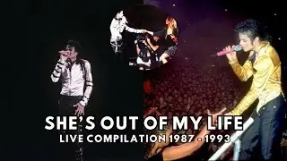 Michael Jackson - She's Out of My Life (Live 1987 - 1993) (Fans on stage Compilation) 60fps