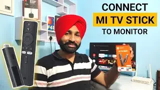 How to Connect MI TV Stick to Monitor | HDMI to VGA Adaptor