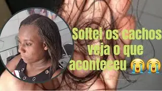 Soltei os cachos olha a que aconteceu 😭😭😭😭😭😭