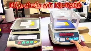 Hướng dẫn hiệu chuẩn cân KD-TBED 3000g (Calibration KD-TBED 3kg)