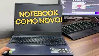 Limpeza, Troca de Pasta Térmica e Formatação no Lenovo Ideapad Gaming 3i - VEJA O RESULTADO!