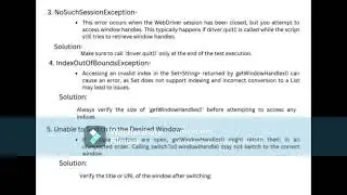 getWindowHandle & getWindowHandles