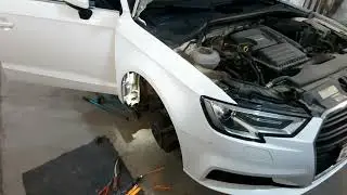 Audi A3 (#2) - Corrosion on the sill at the front fender junction. We're fixing it. (REMOVING THE...
