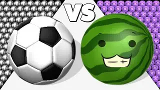 GOING BALLS ❌ WATERMELON RUN 3D - Level Up Ball. Satisfying Mobile Games!