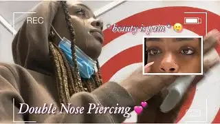 2 Nose Piercings in 1 day // Anna Kate Vlogs