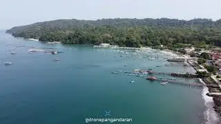 Wajah Baru Pantai Pangandaran Tahun 2021 [ Aerial Drone View UHD 4K ]