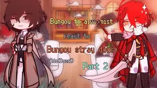 Bta react to Bsd ADA (Dazai)//Bungou to alchemist/bungou stray dogs//non canon//au