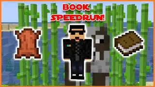 Speedrunning a  Book in MINECRAFT