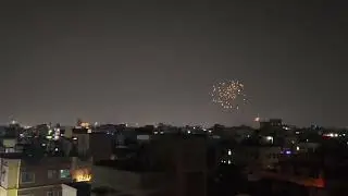 Diwali Firecrackers 🎇 Midnight During Kali Puja in Kolkata