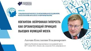 Когнитом: нейронная гиперсеть как организующий принцип высших функций мозга. Константин Анохин
