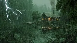 HEAVY RAIN AND THUNDER SOUNDS - DEEP SLEEP | Thunderstorm for Sleeping - Rain Sound Comfort #2