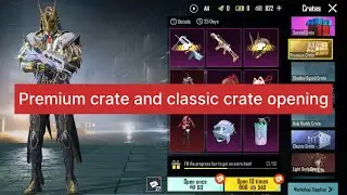 BGMI Free Premium Crate & Classic Crate Opening #bgmi #premiumcrate #classiccrateopening