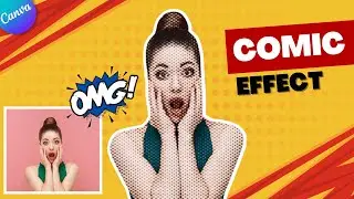 Comic Photo Effect in Canva Step-by-Step | Canva Tutorial 📷 ✨